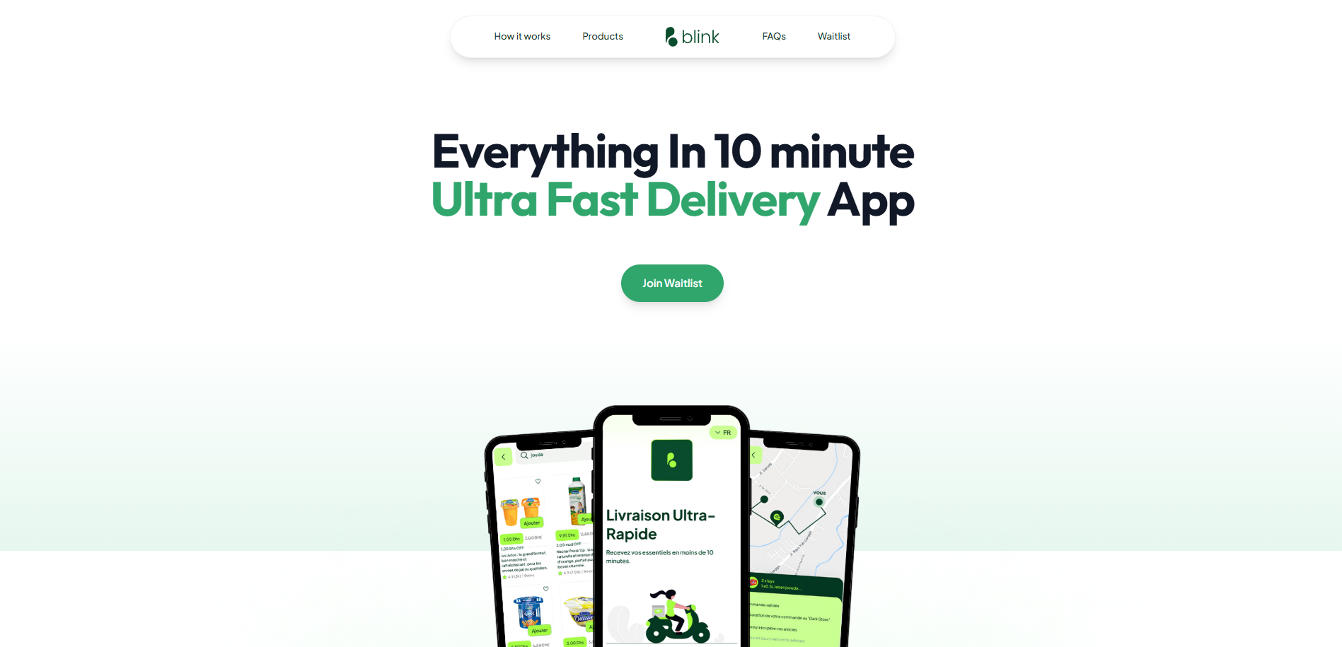 Q-Commerce Blink Startup