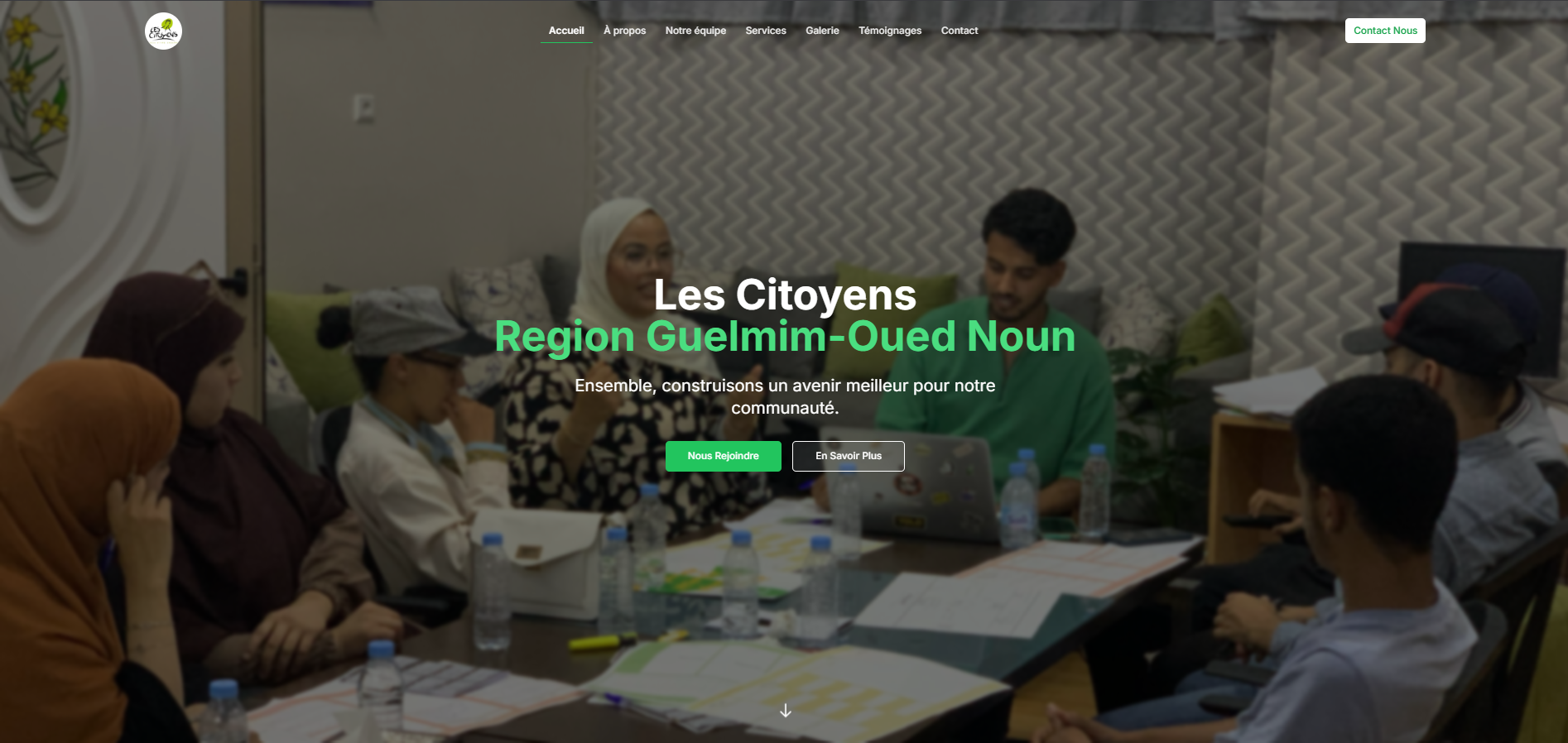 Website for ambassador Citoyens in GUELMIM-OUED NOUN